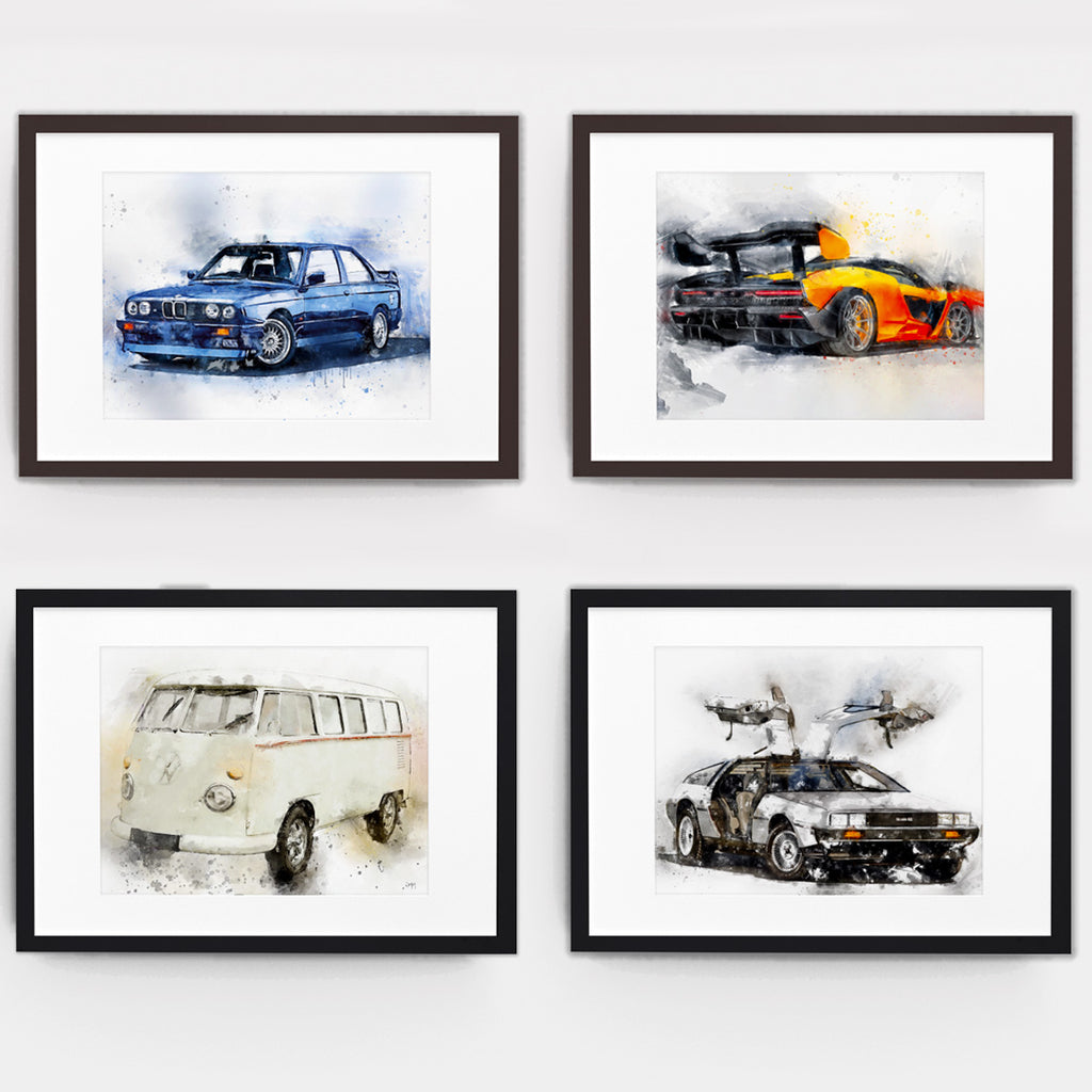 Woolly Mammoth Media Automotive Car Wall Art Prints Stylish Interior Wall Art Prints