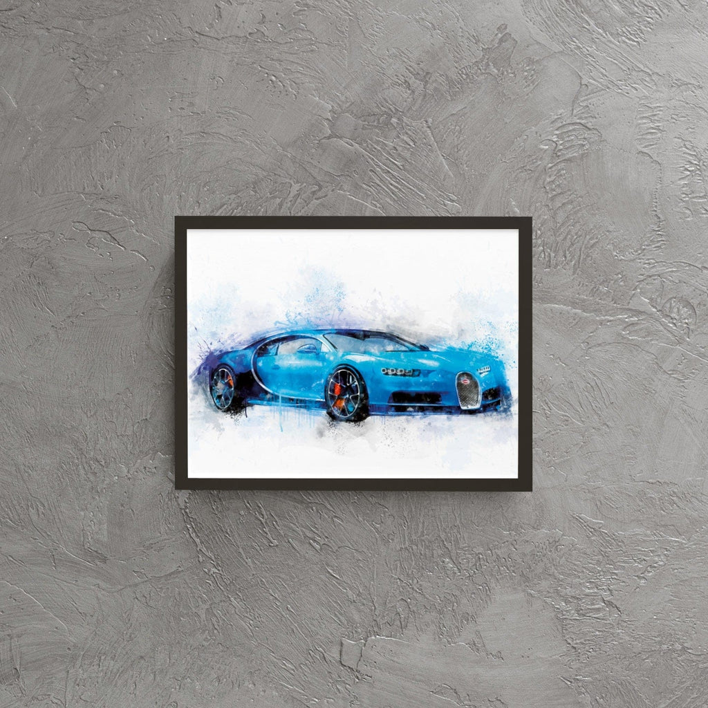 Woolly Mammoth Media Cars Bugatti HyperCar Wall Art Print