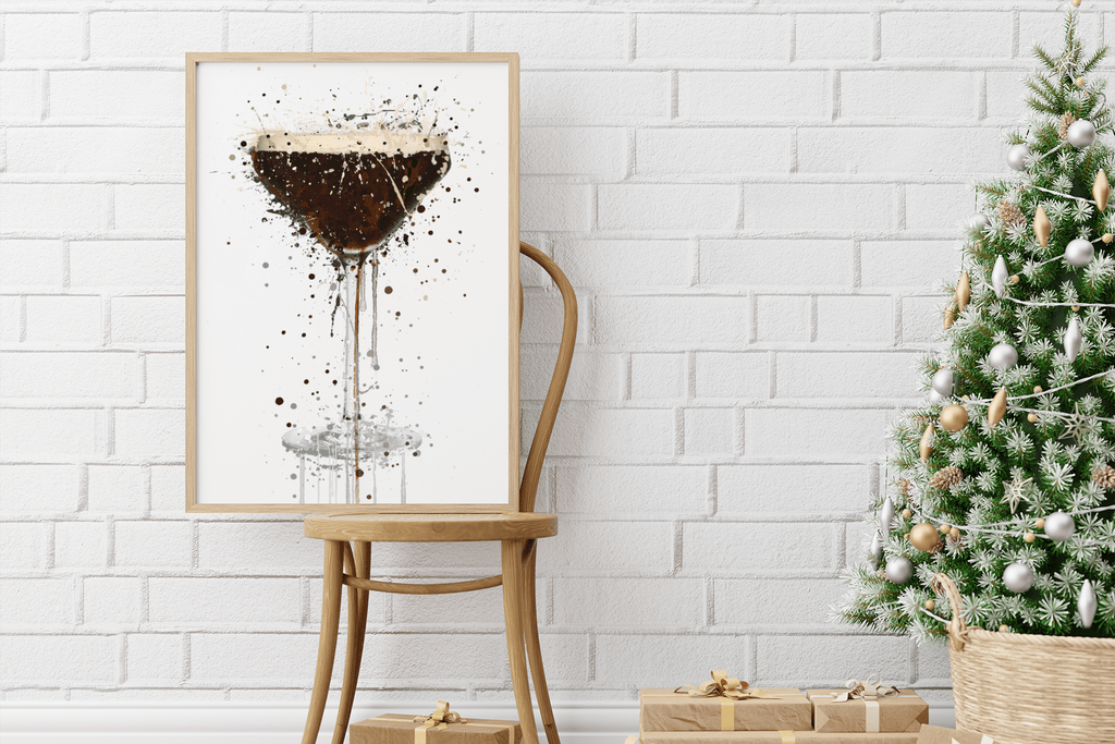 Woolly Mammoth Media Cocktails Espresso Martini Cocktail Wall Art Print