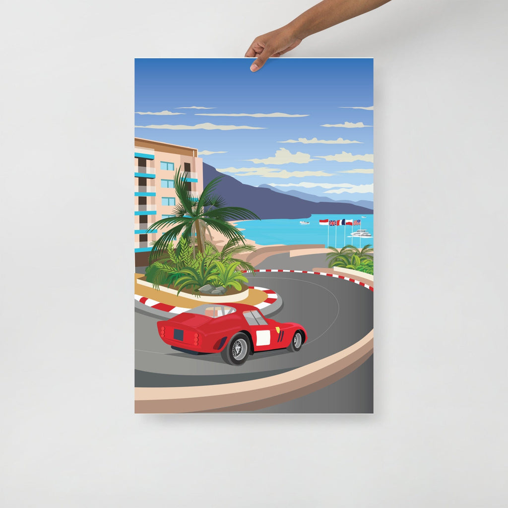 Woolly Mammoth Media 24″×36″ 250 GTO Classic Car Art. 250