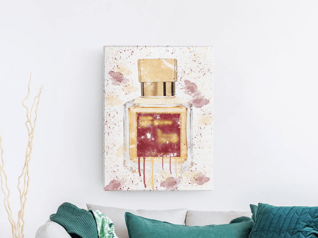 Rouge Perfume Bottle Wall Art Print freeshipping - Woolly Mammoth Media