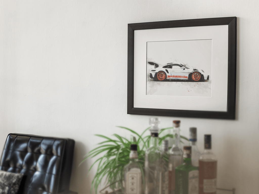 Supercar wall art 911 GT3 RS Wall Art Print