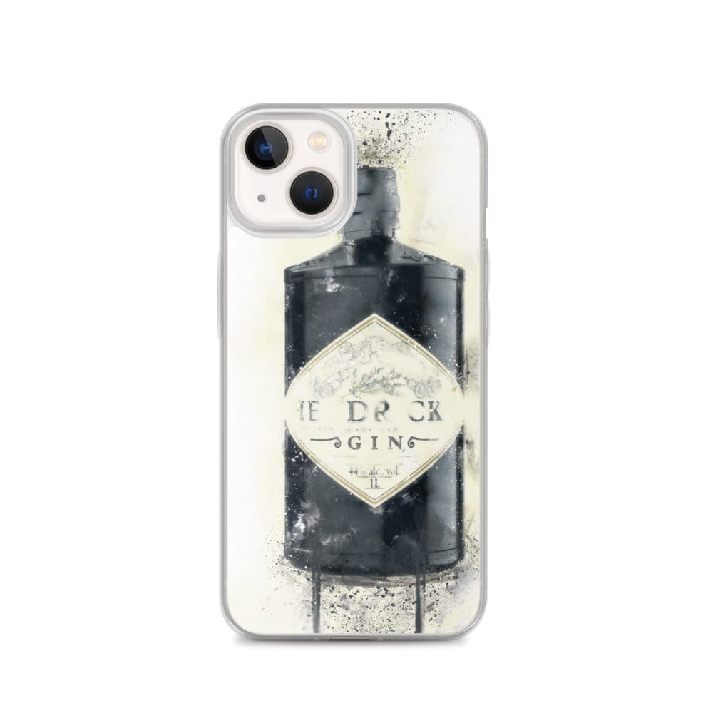 Woolly Mammoth Media Alcohol / Drinks iPhone Case iPhone 13 Black Gin Bottle iPhone Case