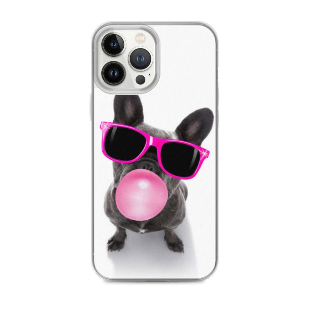 Woolly Mammoth Media Animal iPhone Cases iPhone 13 Pro Max French Bulldog Bubblegum and Sunglasses iPhone Case Cover