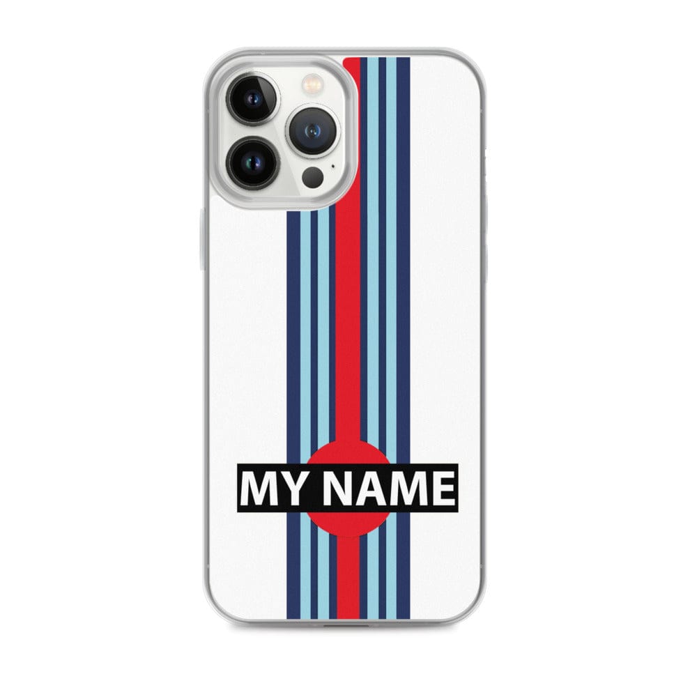 Woolly Mammoth Media Cars iPhone Cases iPhone 13 Pro Max Martini Racing Inspired Personalised iPhone Case Cover