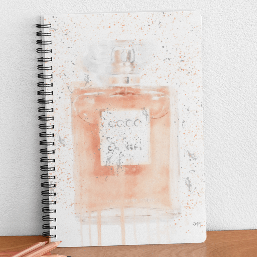 Coral Perfume Art Notebook freeshipping - Woolly Mammoth Media
