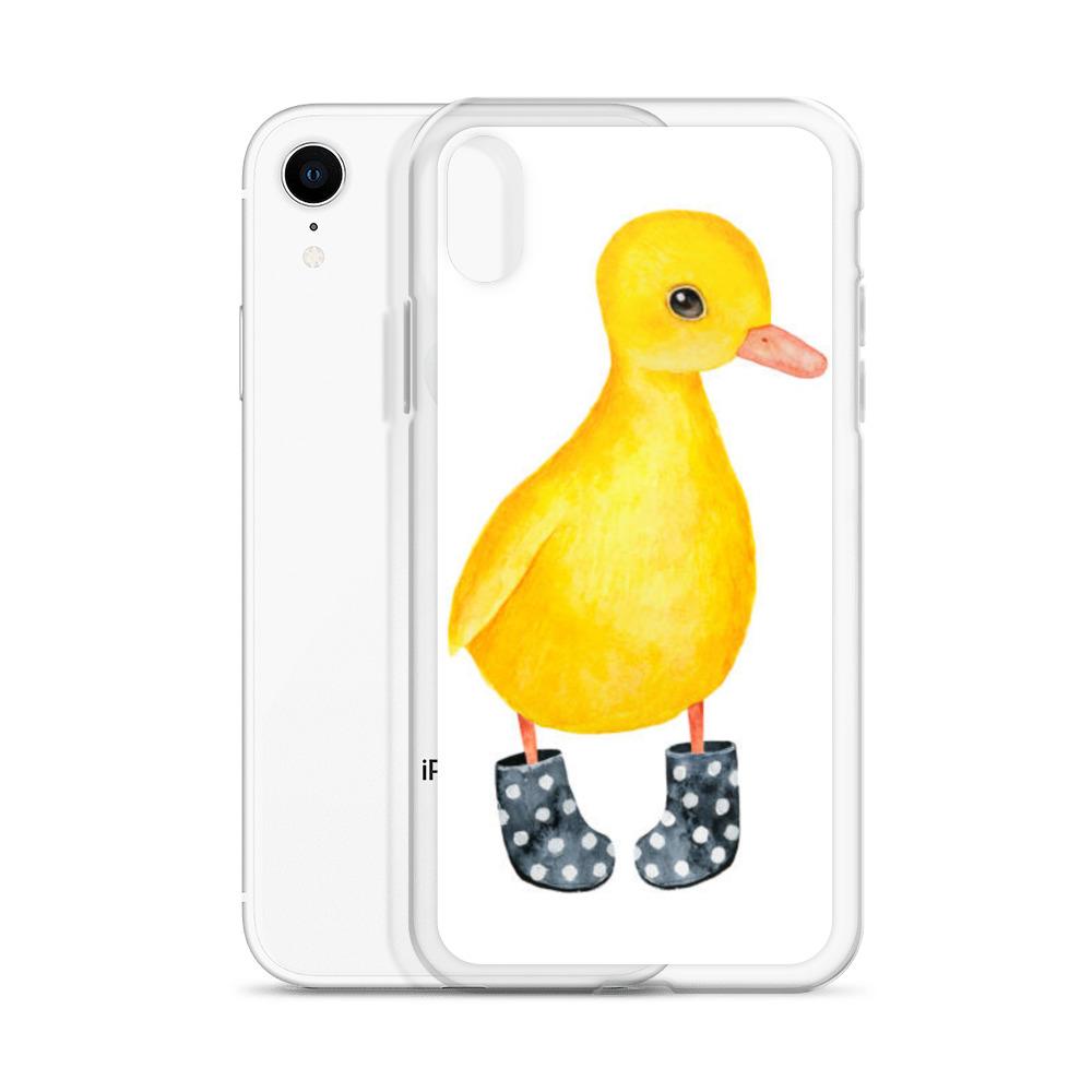 Cute Duckling in Wellies iPhone Case | Art Cover freeshipping - Woolly Mammoth Media