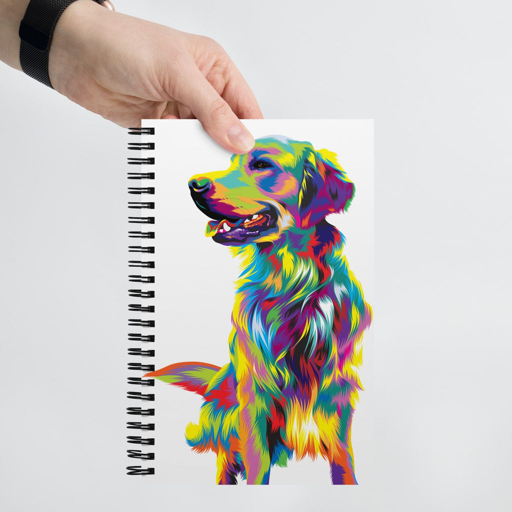 Woolly Mammoth Media Dogs Golden Retriever Dog Notebook