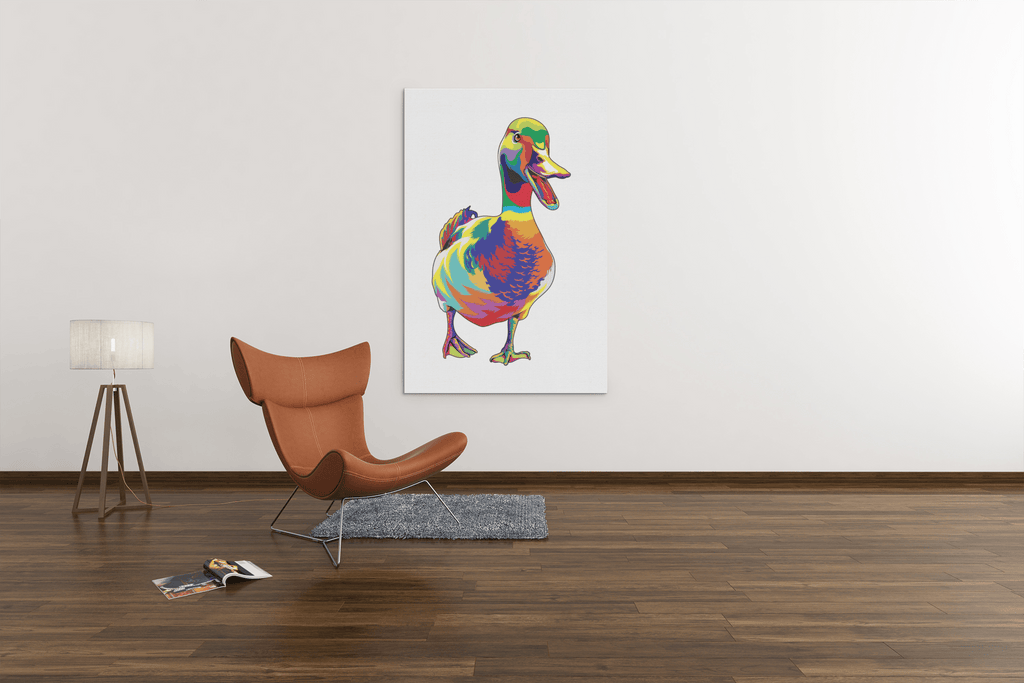 Woolly Mammoth Media Duck Canvas Wall Art Print