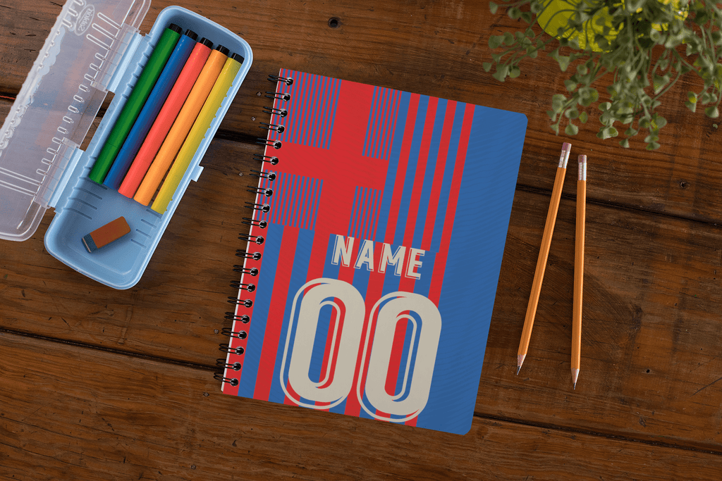 Barcelona FC Personalised Football Notebook freeshipping - Woolly Mammoth Media