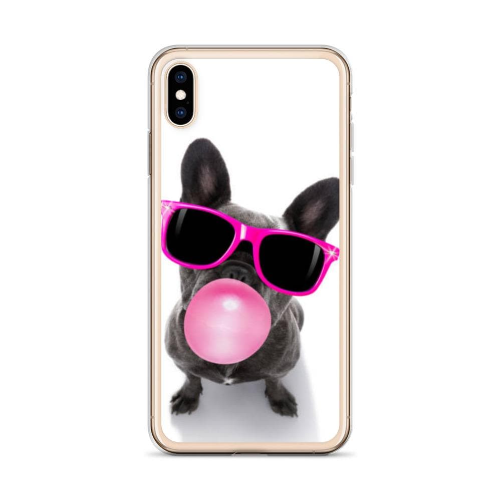 French Bulldog Bubblegum and Sunglasses iPhone Case Cover freeshipping - Woolly Mammoth Media