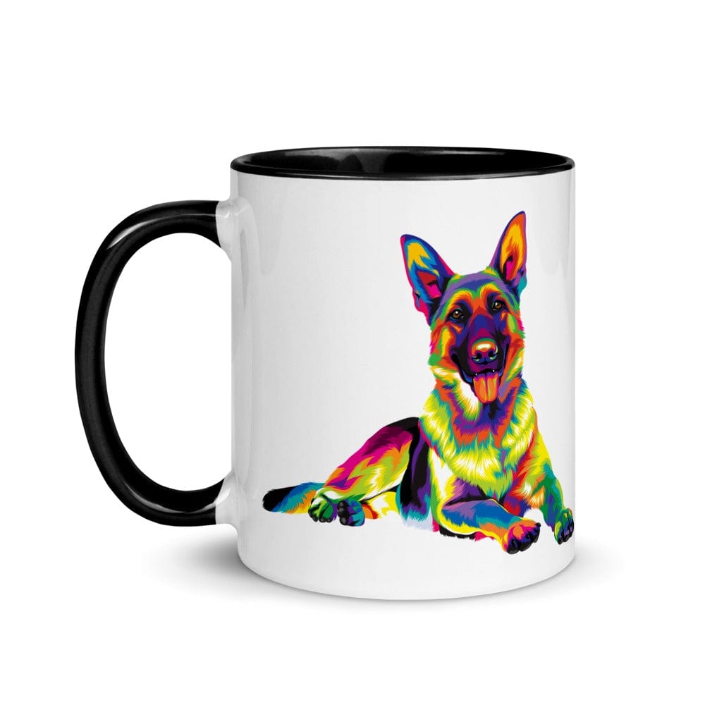 German Shepherd Alsatian Dog Art Mug freeshipping - Woolly Mammoth Media