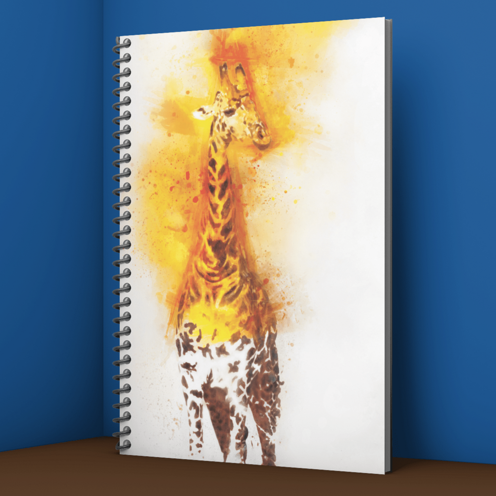 Giraffe Animal Notebook freeshipping - Woolly Mammoth Media