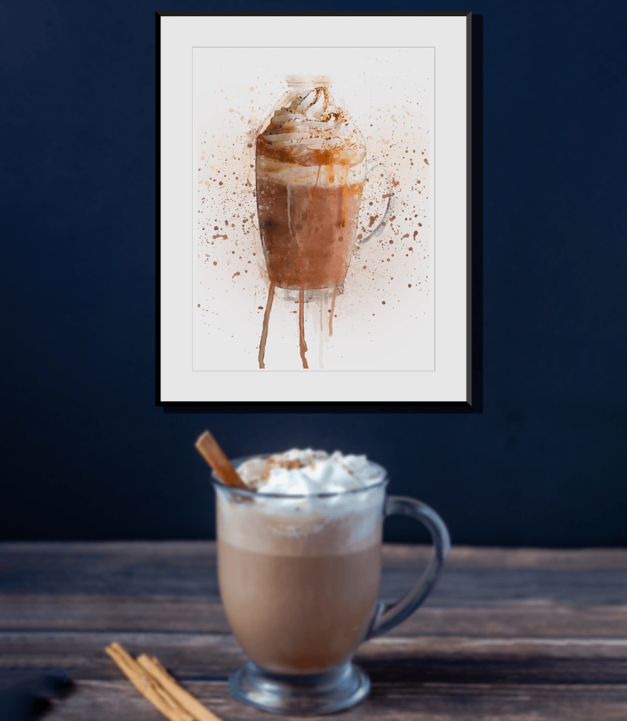 Hot Chocolate Wall Art Print freeshipping - Woolly Mammoth Media