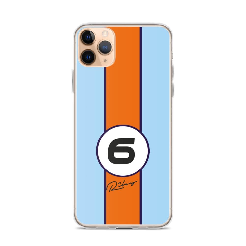 Gulf Racing Inspired Personalised iPhone Case Cover freeshipping - Woolly Mammoth Media