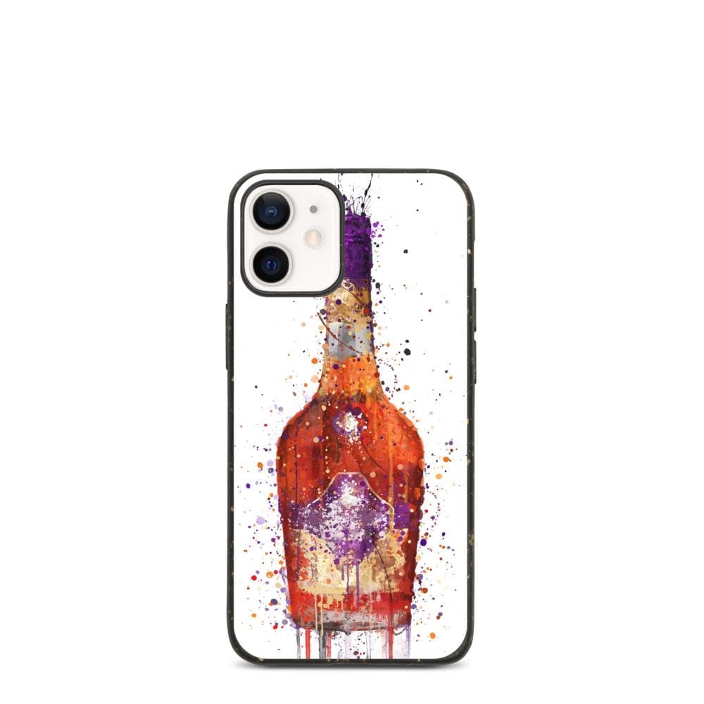 Brandy Cognac Bottle Biodegradable iPhone case cover freeshipping - Woolly Mammoth Media
