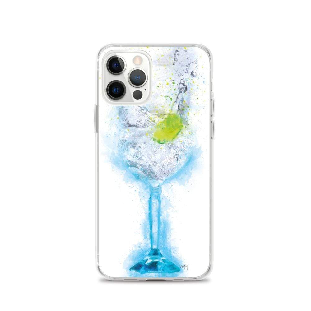 Gin and Tonic Glass iPhone Splatter Art Case Cover freeshipping - Woolly Mammoth Media