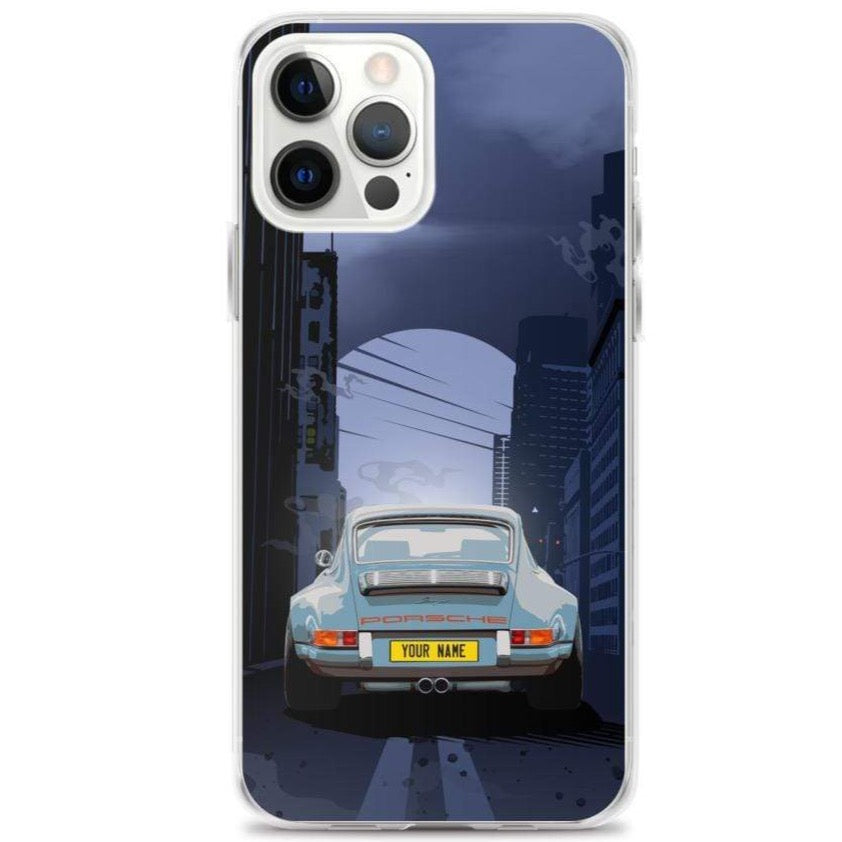 Singer Porsche 911 Custom License Plate iPhone Case Cover GREY freeshipping - Woolly Mammoth Media