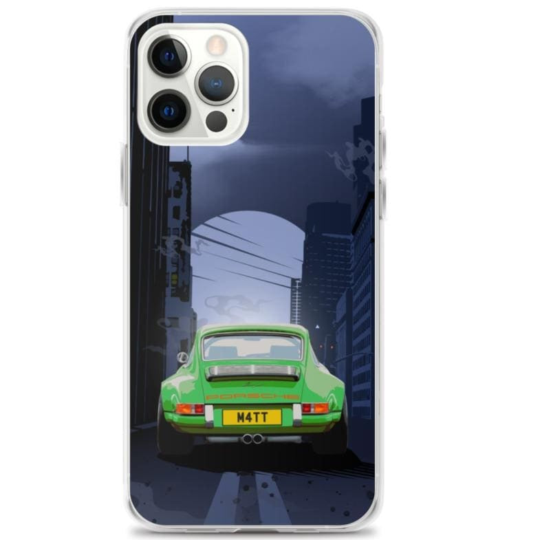 Singer Porsche 911 iPhone Case Custom License Plate GREEN freeshipping - Woolly Mammoth Media