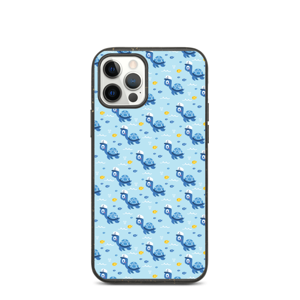 Turtle Sailor Biodegradable iPhone case freeshipping - Woolly Mammoth Media