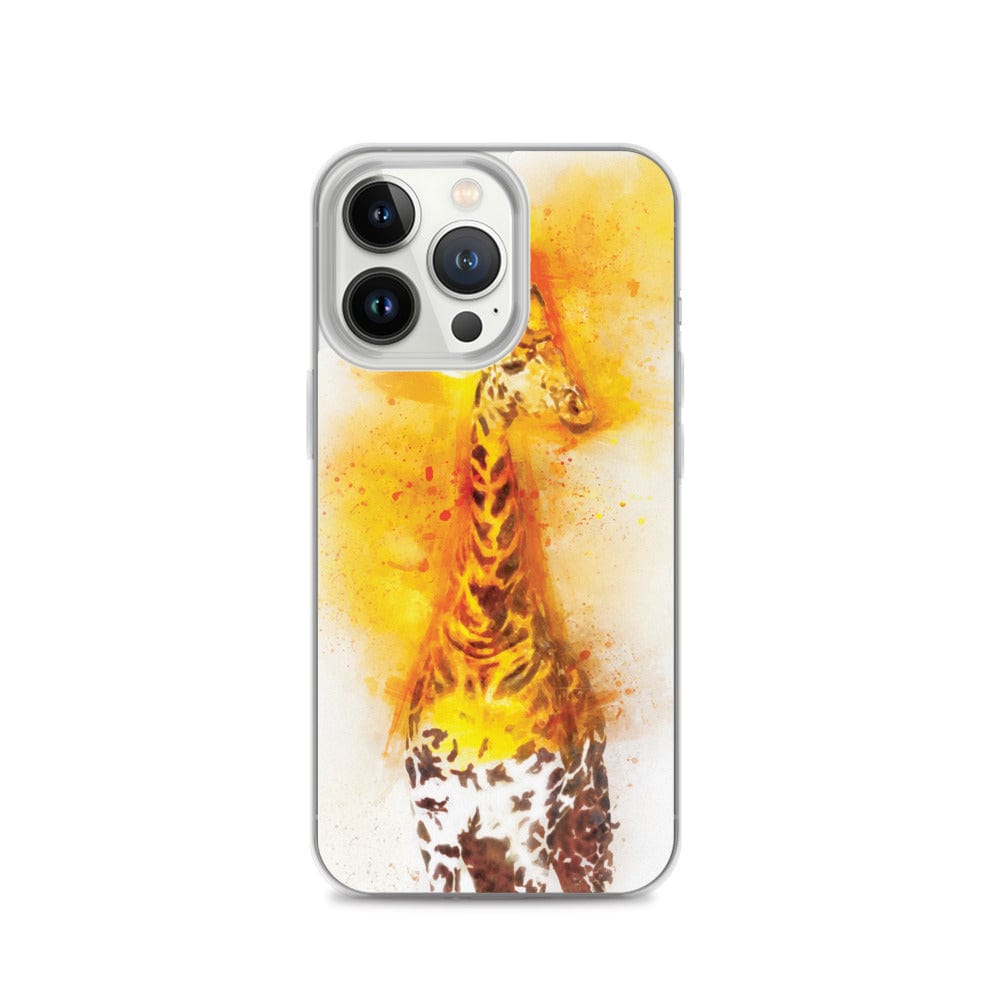 Woolly Mammoth Media iPhone 13 Pro Giraffe iPhone Case Cover Art Animal Wildlife