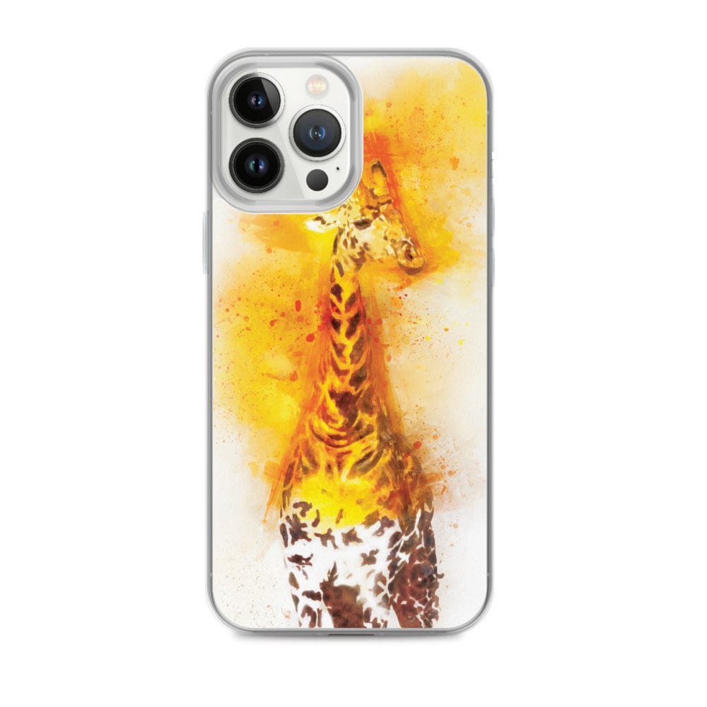 Woolly Mammoth Media iPhone 13 Pro Max Giraffe iPhone Case Cover Art Animal Wildlife