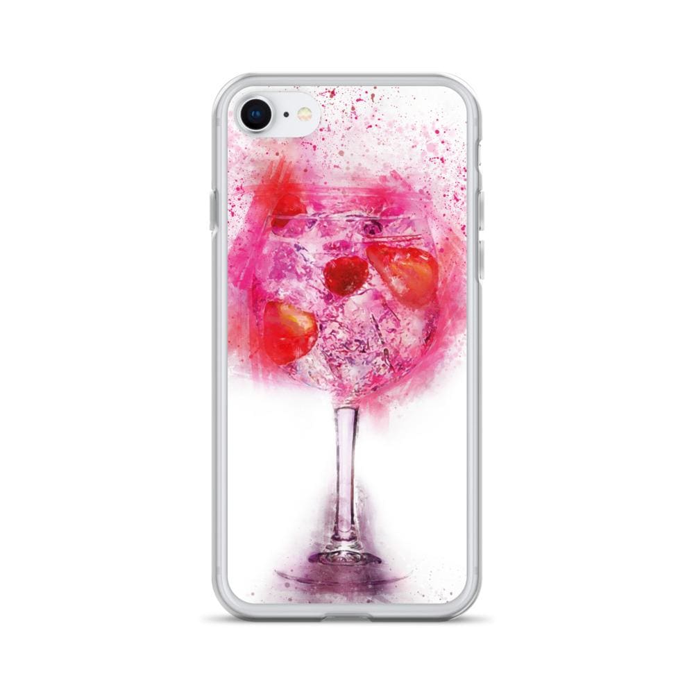 Pink Gin Glass iPhone Case freeshipping - Woolly Mammoth Media