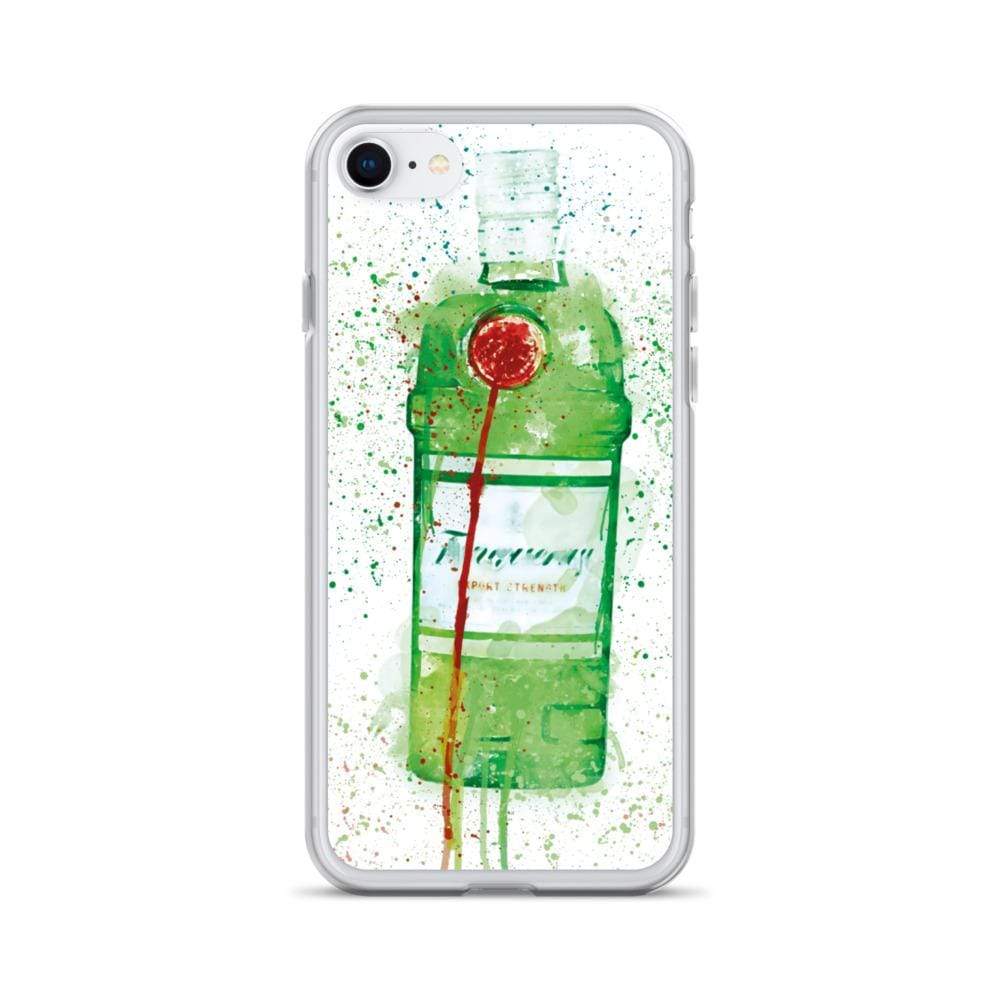 Green Gin Splatter Art iPhone Case Cover freeshipping - Woolly Mammoth Media