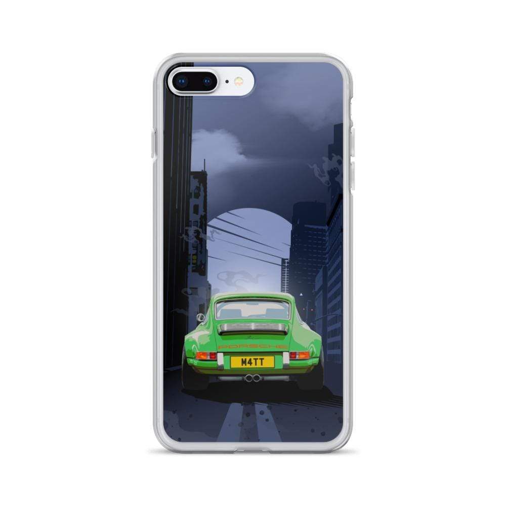 Singer Porsche 911 iPhone Case Custom License Plate GREEN freeshipping - Woolly Mammoth Media