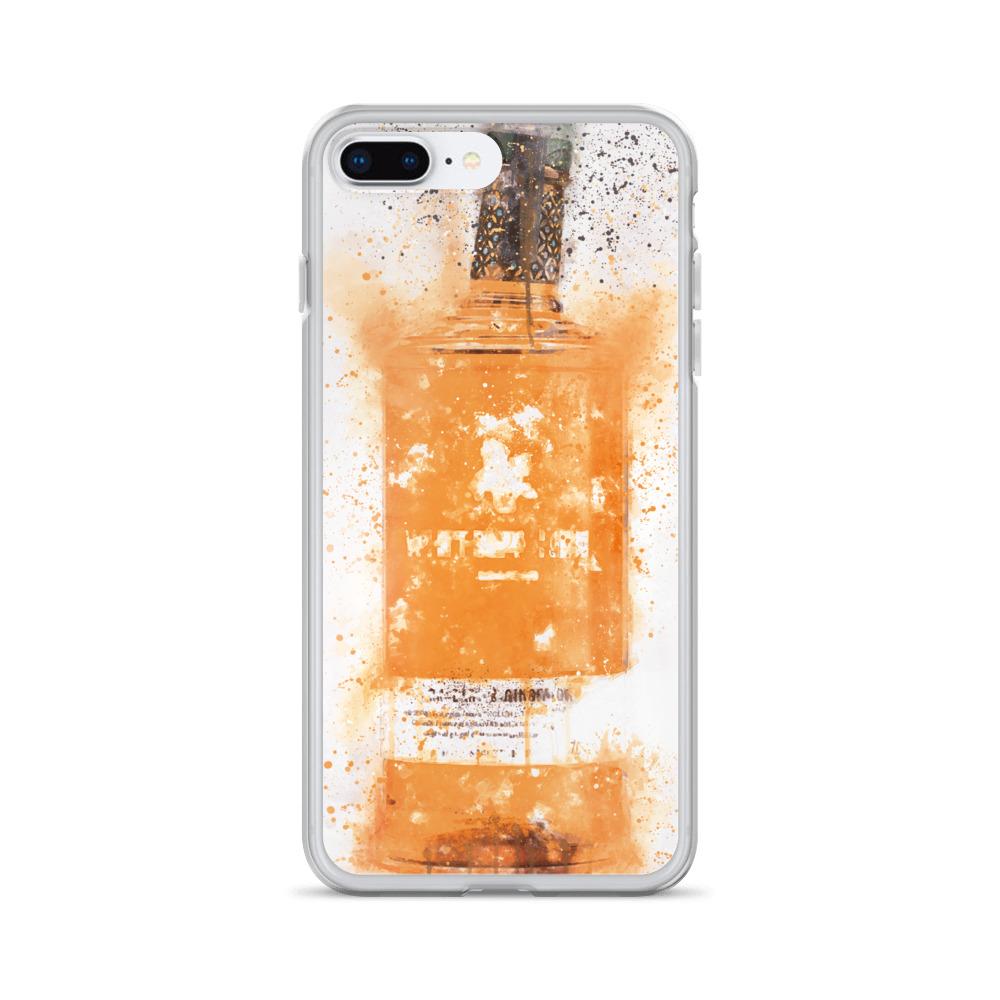 Orange Gin Bottle Zesty Splatter Art iPhone Case Cover freeshipping - Woolly Mammoth Media