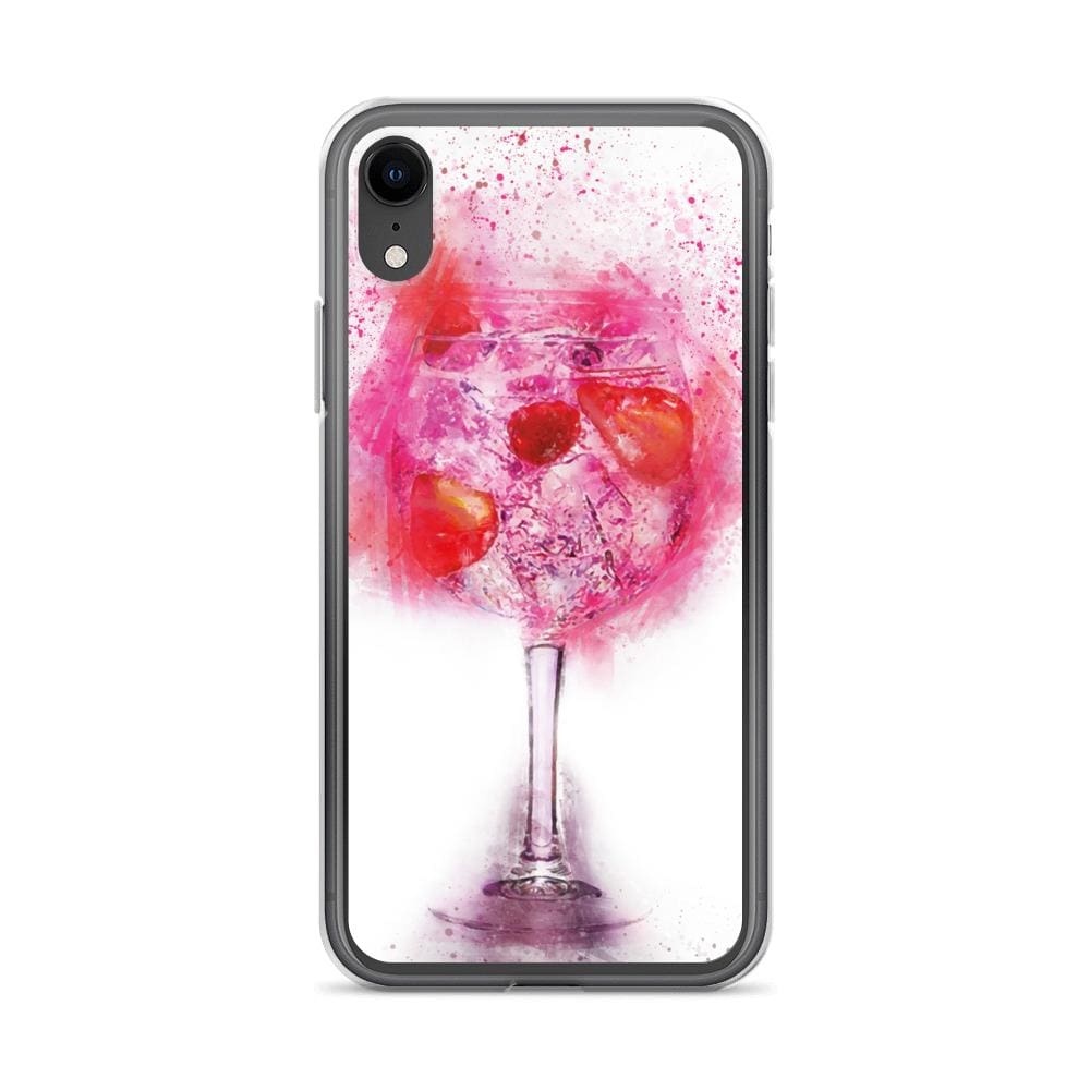 Pink Gin Glass iPhone Case freeshipping - Woolly Mammoth Media