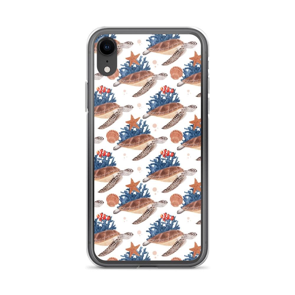 Swimming Turtle Art iPhone Case Cover freeshipping - Woolly Mammoth Media