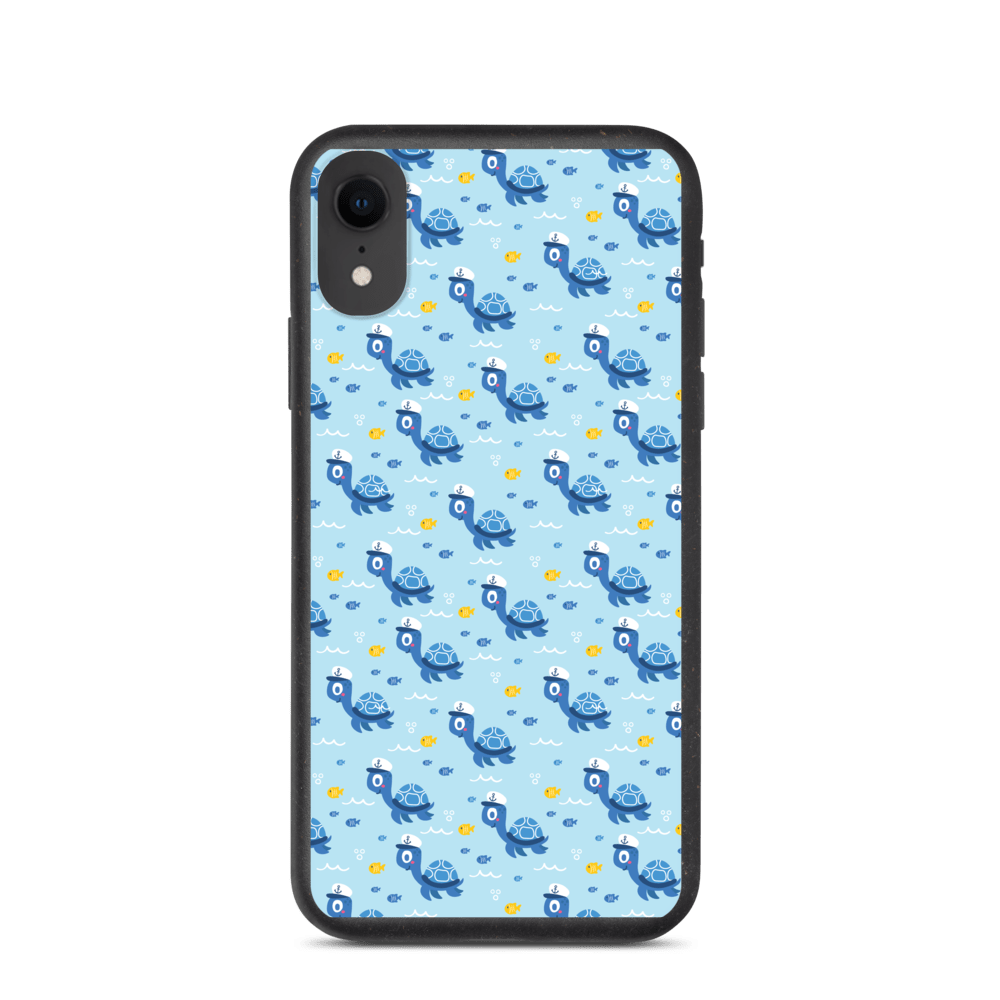 Turtle Sailor Biodegradable iPhone case freeshipping - Woolly Mammoth Media
