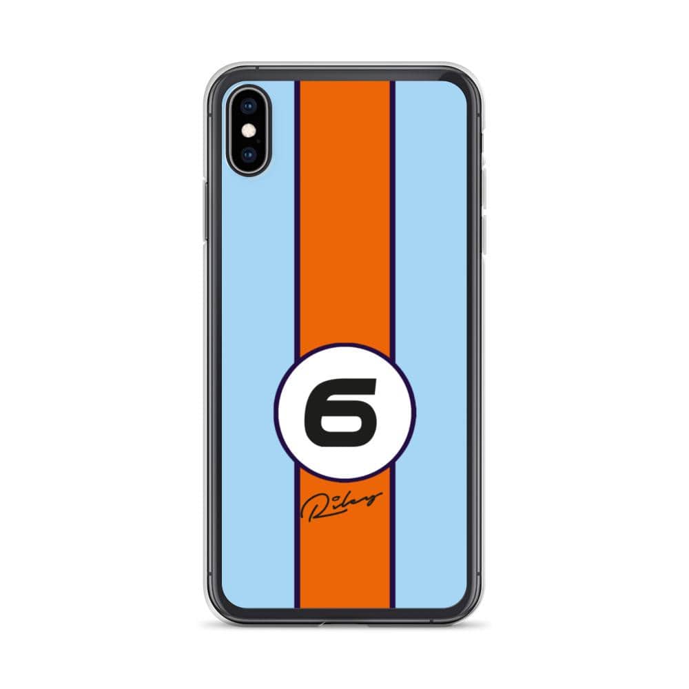 Gulf Racing Inspired Personalised iPhone Case Cover freeshipping - Woolly Mammoth Media