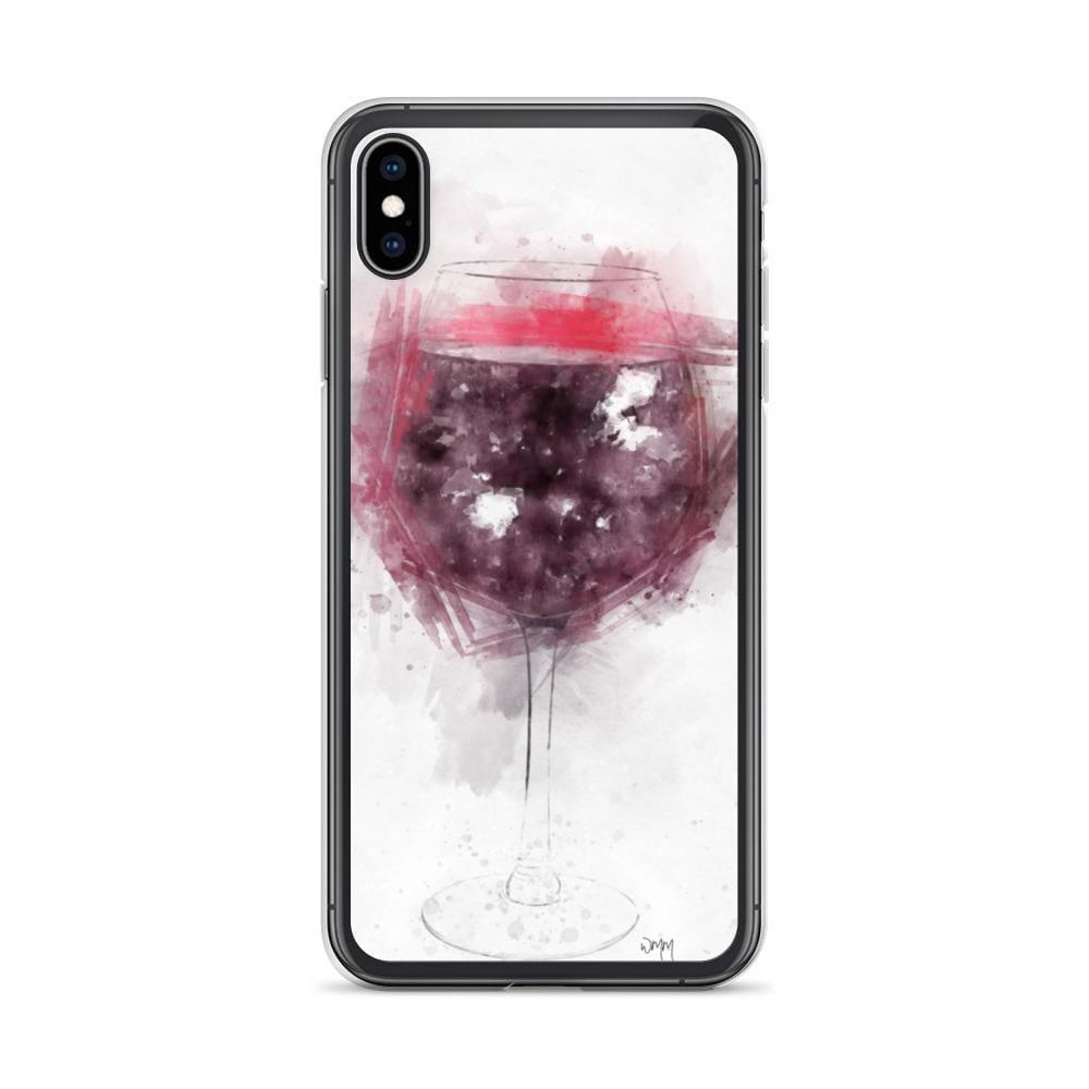 Red Wine Glass iPhone Case Cover freeshipping - Woolly Mammoth Media