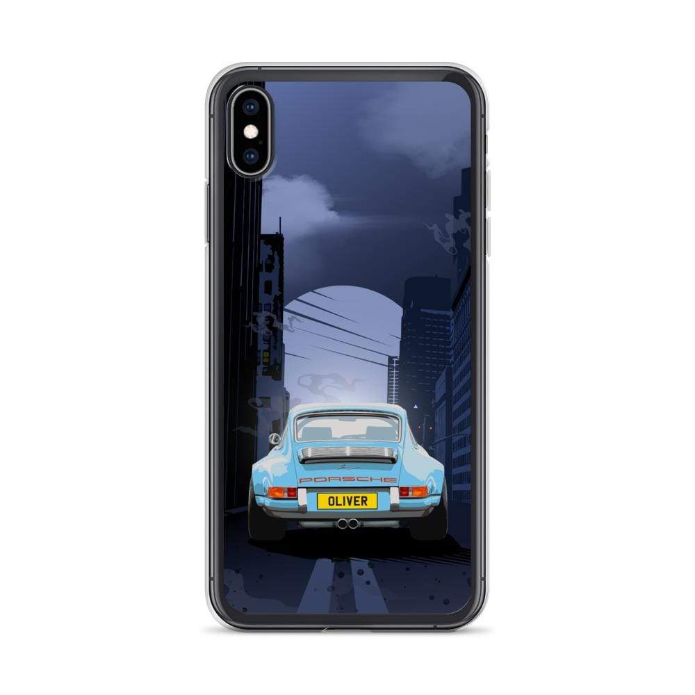 911 Custom iPhone Case cover BLUE - Custom License Plate freeshipping - Woolly Mammoth Media