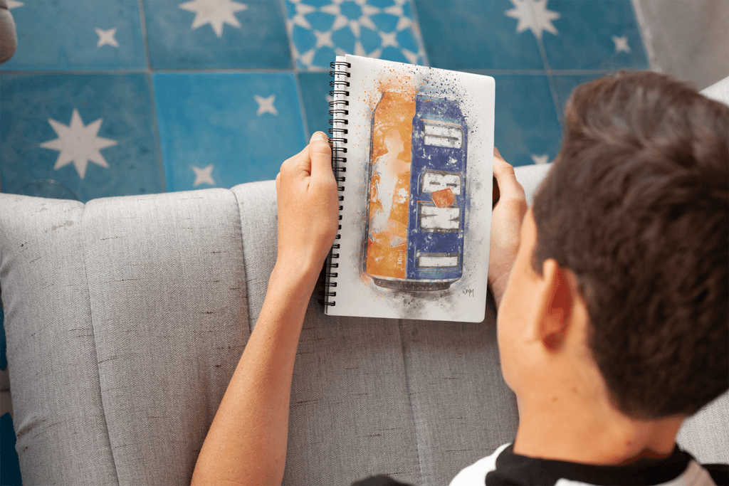 Bru Can Art Notebook freeshipping - Woolly Mammoth Media