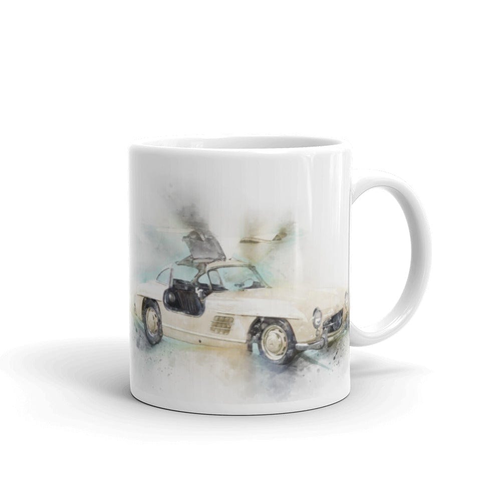 Mercedes SL Gullwing Classic Car Art Mug freeshipping - Woolly Mammoth Media