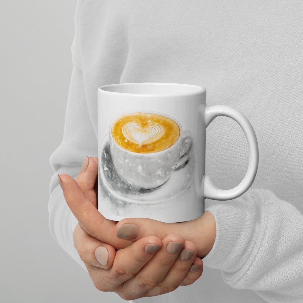 Coffee Cup Art Mug freeshipping - Woolly Mammoth Media