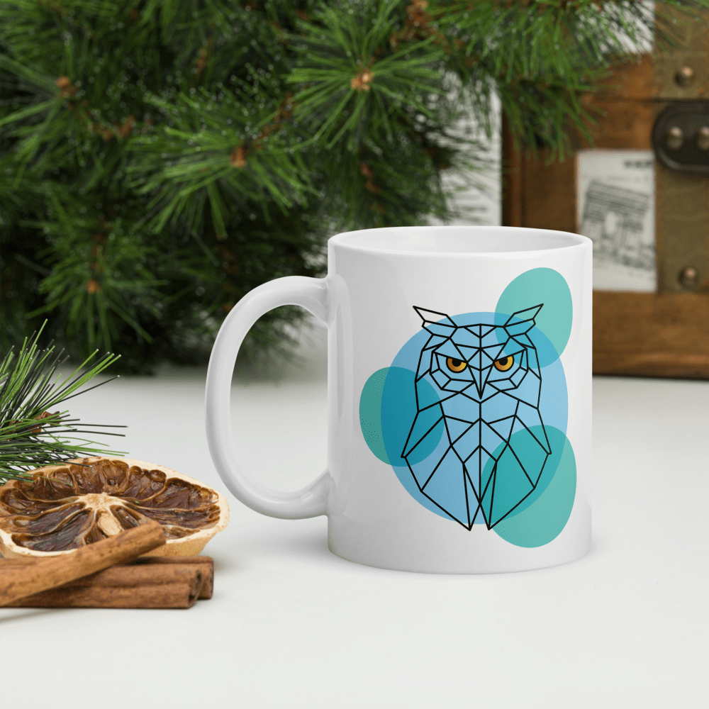 Owl Art Mug freeshipping - Woolly Mammoth Media