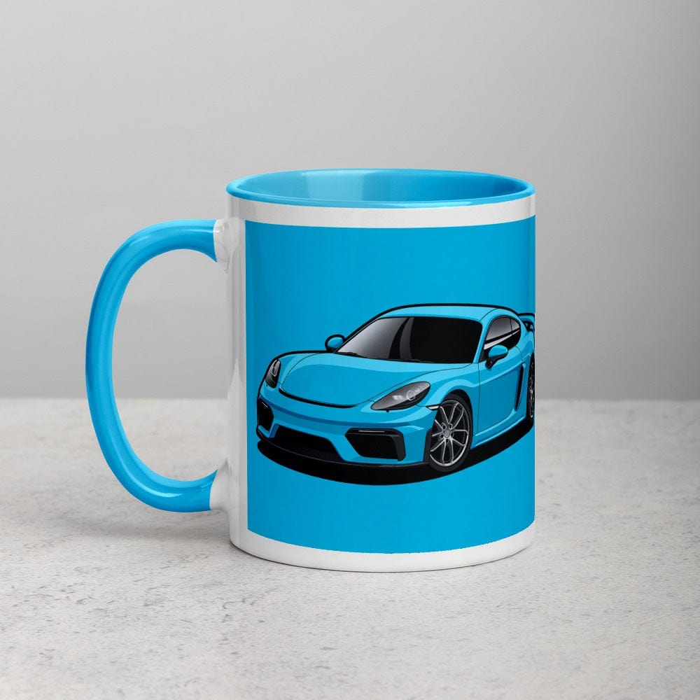 Porsche Cayman GT4 Car Art Mug freeshipping - Woolly Mammoth Media