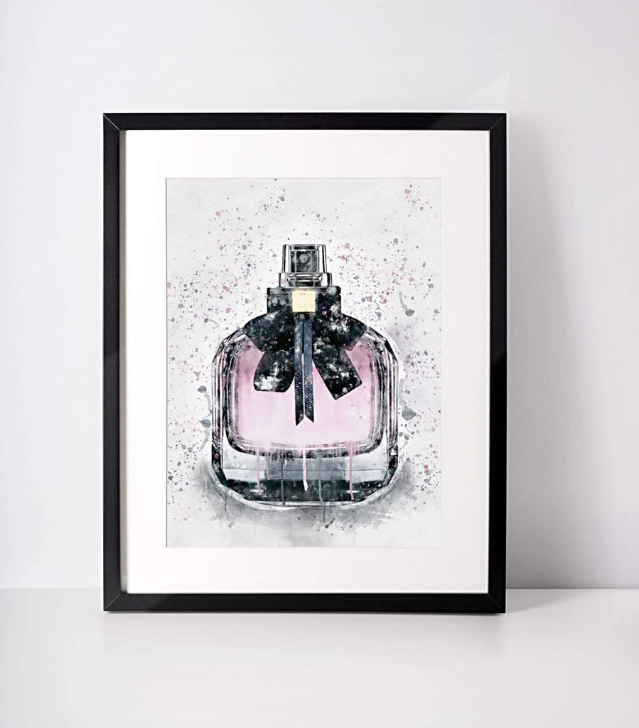 Paris Perfume Bottle Wall Art Print freeshipping - Woolly Mammoth Media