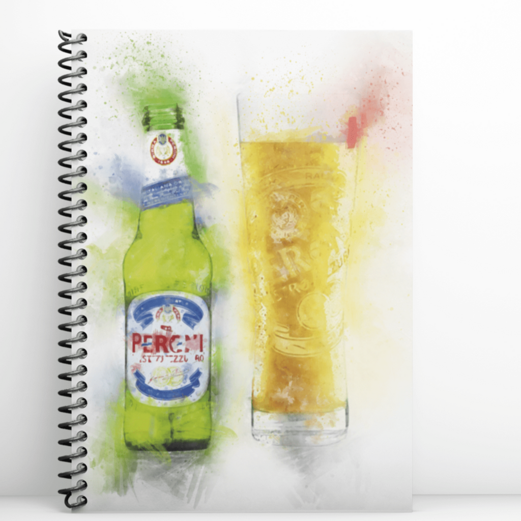 Beer bottle Art Notebook freeshipping - Woolly Mammoth Media