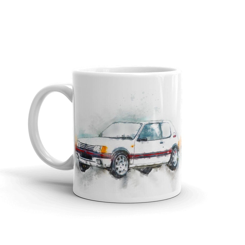 Peugeot 205 GTI Car Art Mug freeshipping - Woolly Mammoth Media