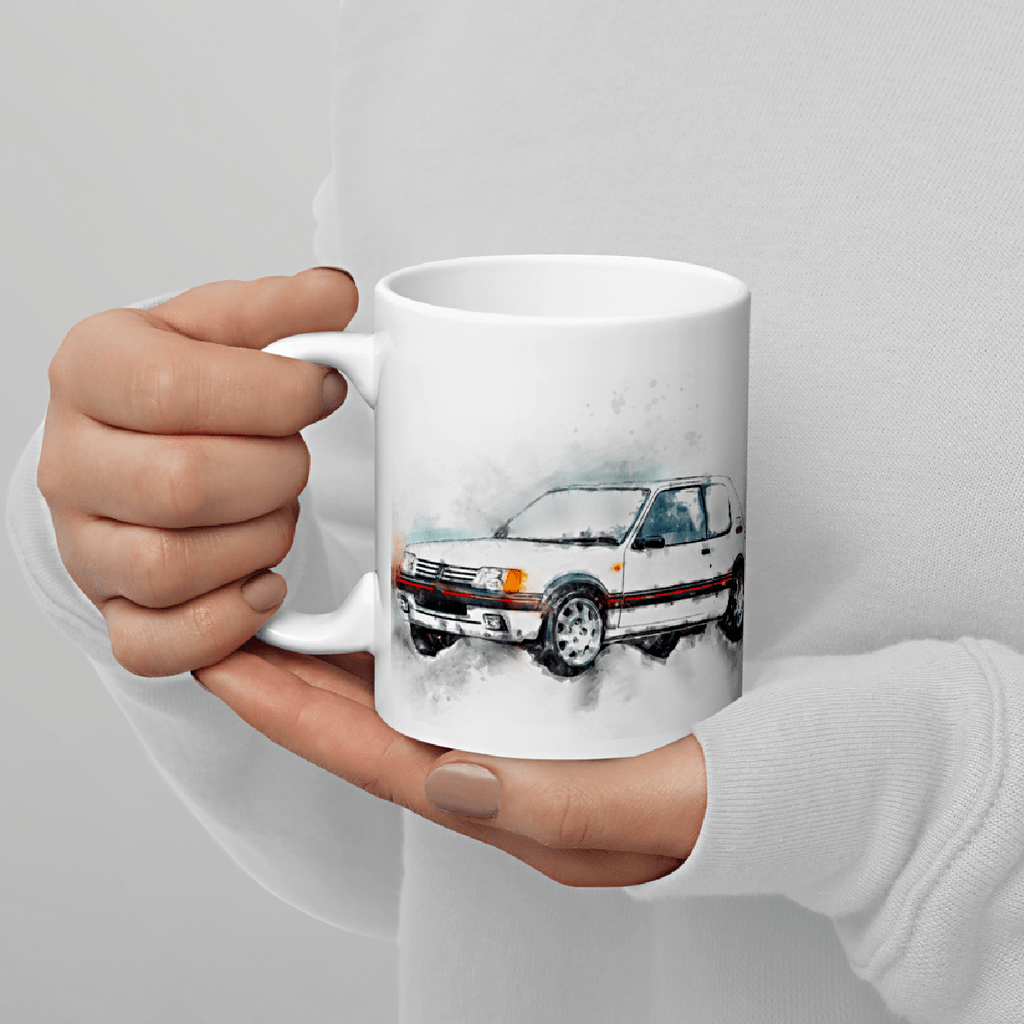 Peugeot 205 GTI Car Art Mug freeshipping - Woolly Mammoth Media