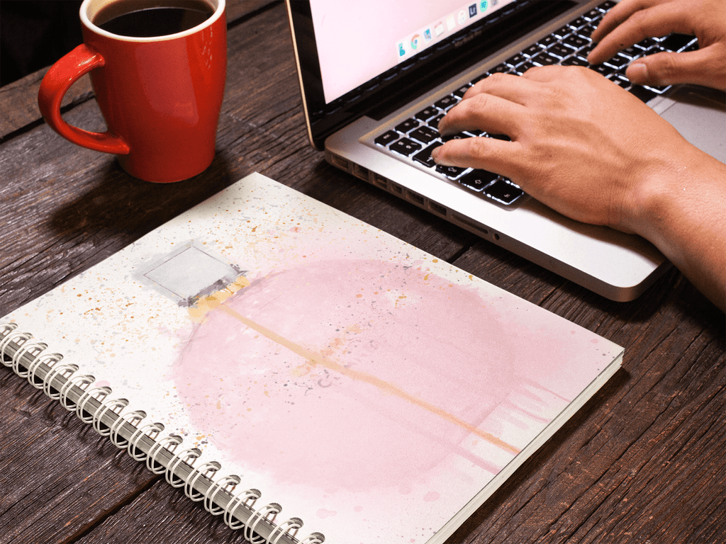 Pink Pastel Perfume Notebook freeshipping - Woolly Mammoth Media