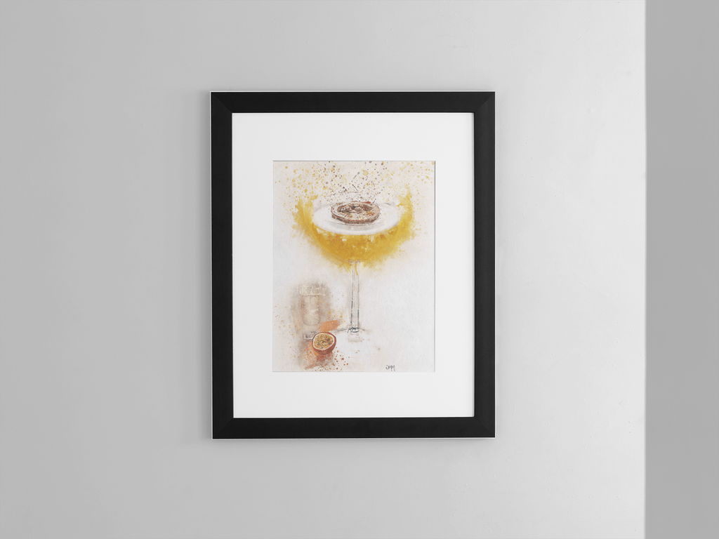 Pornstar Martini Cocktail Wall Art Print freeshipping - Woolly Mammoth Media