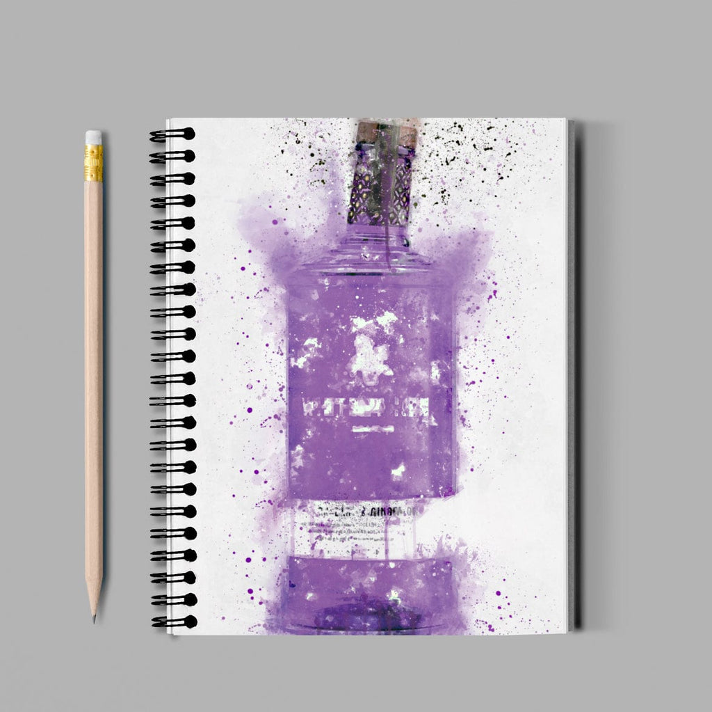 Woolly Mammoth Media Purple Gin Bottle Notebook