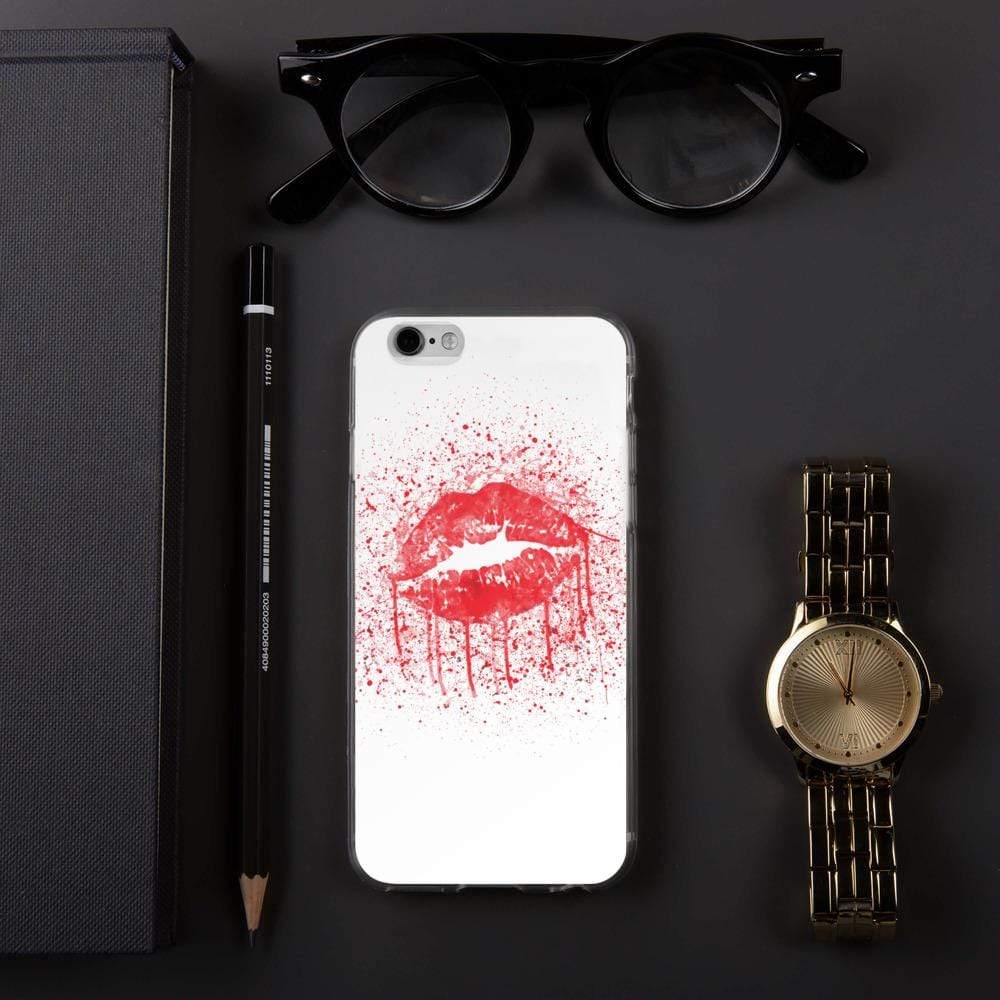 Splatter Lipstick iPhone Case Art Cover freeshipping - Woolly Mammoth Media