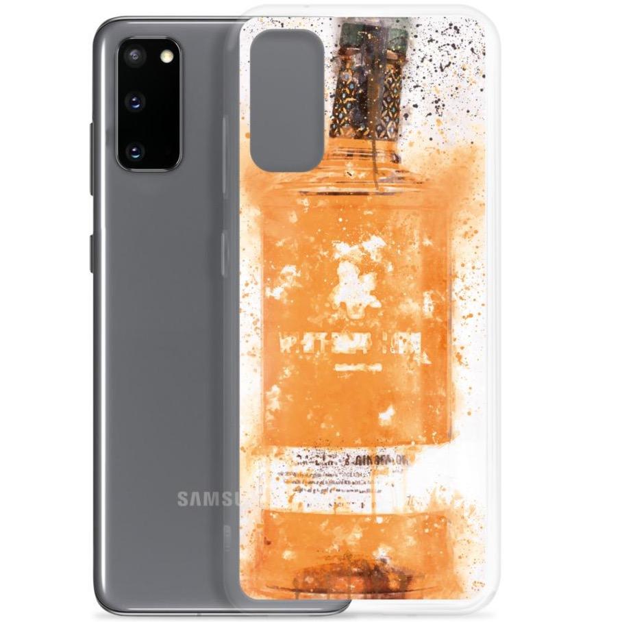 Samsung Orange Gin Bottle Splatter Art case cover freeshipping - Woolly Mammoth Media